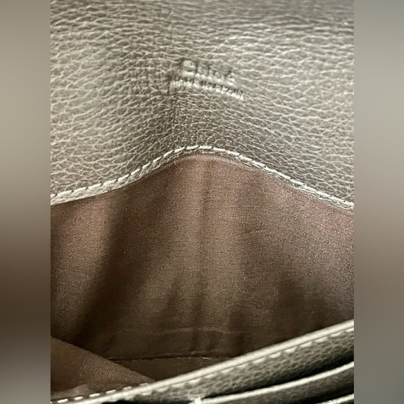 COA⭐️CHLOÉ Paraty Pebbled Leather Long Wallet💥EUC💥💯Authentic - Picture 6 of 9